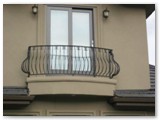 Powder Coated Steel Balcony Rail