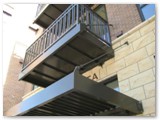 Double Tube Steel, Decorative Rail, Condo Balconies